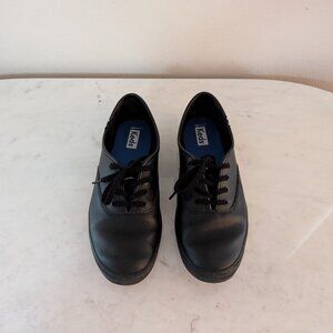 Keds Champion Leather Lace Up - Black - Size 7.5
